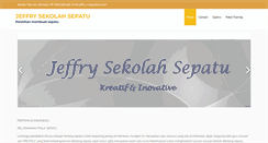 Desktop Screenshot of jeffrysekolahsepatu.com